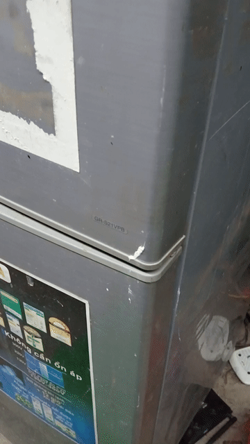 Tủ lạnh Toshiba 185L Xám cũ. Mua bán Tủ lạnh tại Quận Hoàng Mai Hà Nội được đăng bởi như thuật  hình 1