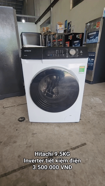 Máy giặt Hitachi 9.5KG cửa trên Đã sử dụng. Mua bán Máy giặt tại Thành phố Sóc Trăng Sóc Trăng được đăng bởi Điện Lạnh Hoàng Khải hình 1
