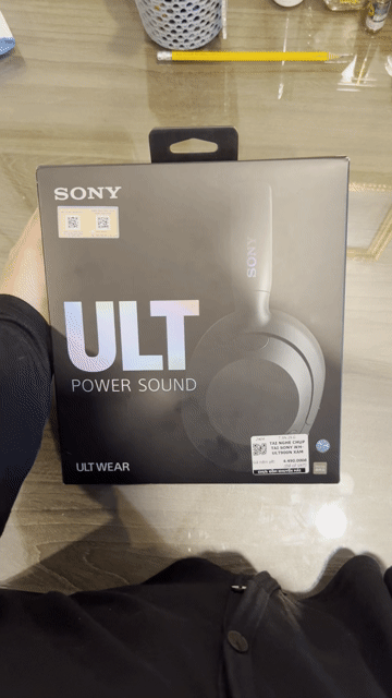 Tai nghe Sony WH-ULT900N Chống ồn Xám. Mua bán Tivi, Âm thanh tại Quận Bình Thạnh Tp Hồ Chí Minh được đăng bởi Minh Nhi hình 1