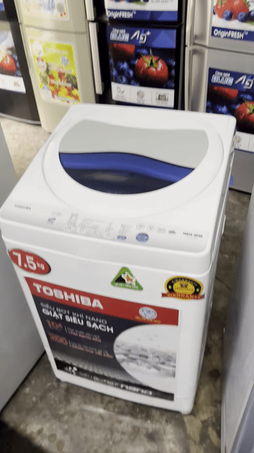 Máy giặt Toshiba 7.5kg cửa trên. Mua bán Máy giặt tại Huyện An Dương Hải Phòng được đăng bởi Phát Thanh Lý  hình 1