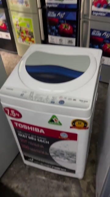 Máy giặt Toshiba 7.5kg cửa trên. Mua bán Máy giặt tại Huyện An Dương Hải Phòng được đăng bởi Phát Thanh Lý  hình 1