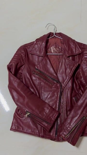 Áo khoác da nữ da thật size S. Mua bán Quần áo tại Thành phố Đà Lạt Lâm Đồng được đăng bởi An Nhiên hình 1