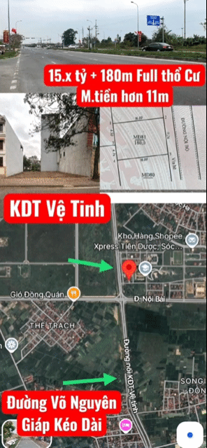 Mua bán Đất Huyện Sóc Sơn Hà Nội diện tích 180 m² giá 15,3 tỷ