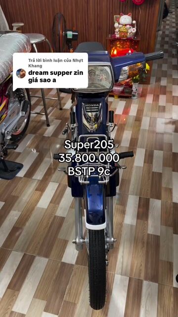 Super Dream 2005 BSTP chính chủ XE NHÀ dọn chơi. Mua bán Xe máy tại Quận 7 Tp Hồ Chí Minh được đăng bởi Dinh Thai hình 1