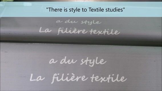 La filière textile à du style