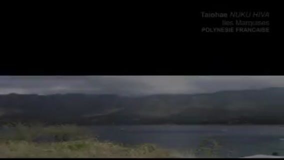 PAHU, tambour en bois sculpté