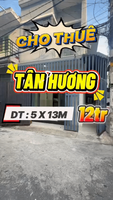 Cho thuê Nhà ở Quận Tân Phú Tp Hồ Chí Minh diện tích 65 m² giá 11 triệu/tháng