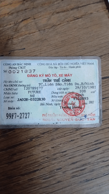 Honda Future 1 Xanh ngọc. Mua bán Xe máy tại Quận Bình Tân Tp Hồ Chí Minh được đăng bởi Vo van kien hình 1