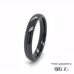 4mm Black Zirconia Ceramic Court Wedding Ring 360 Video two