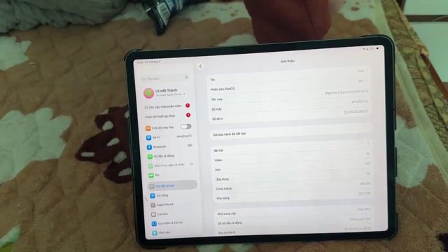Apple iPad Pro 12.9 inch 256GB Xám. Mua bán Máy tính bảng tại Thành phố Thái Bình Thái Bình được đăng bởi mr 7 hình 1