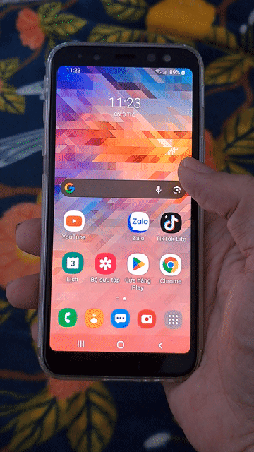 Samsung A6 Gold màn Zin Super Amoled.. Mua bán Điện thoại tại Thành phố Long Xuyên An Giang được đăng bởi Tk Smartphone  hình 1