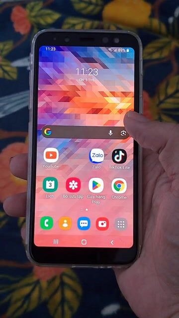 Samsung A6 Gold màn Zin Super Amoled.. Mua bán Điện thoại tại Thành phố Long Xuyên An Giang được đăng bởi Tk Smartphone  hình 1