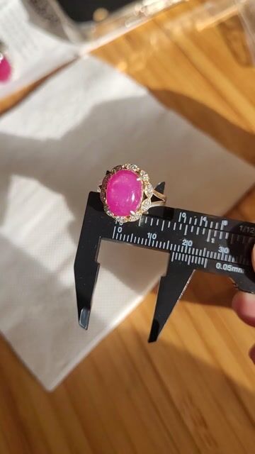 Nhẫn Bạc Đá Ruby Hồng Nữ Đá tự nhiên. Mua bán Phụ kiện thời trang khác tại Quận Bình Tân Tp Hồ Chí Minh được đăng bởi Rio Natural Gemstone Jewelry hình 1