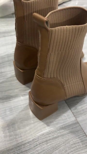 Giày Boot Nữ Da Thun Gót 5cm. Mua bán Giày dép tại Thành phố Bà Rịa Bà Rịa - Vũng Tàu được đăng bởi Min Nguyen hình 1