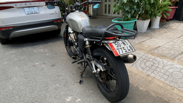 Brixton Cafe Racer 150 2017 Bạc. Mua bán Xe máy tại Quận Tân Phú Tp Hồ Chí Minh được đăng bởi Du Giang hình 1