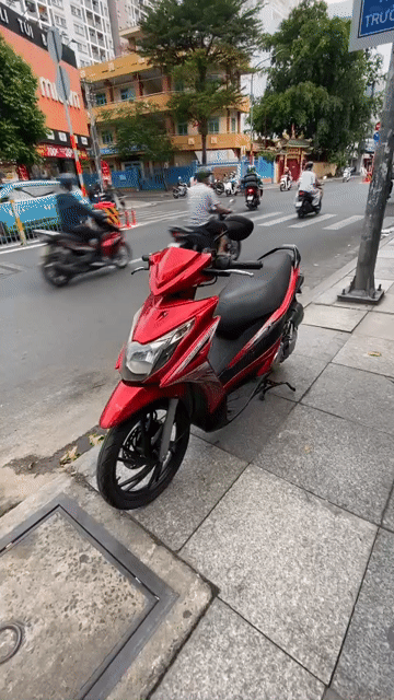 Suzuki Hayate SS Fi 2013 Đỏ. Mua bán Xe máy tại Quận Tân Phú Tp Hồ Chí Minh được đăng bởi Tuanduy hình 1