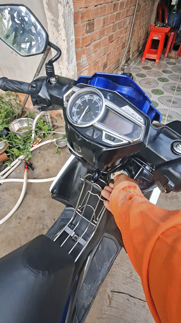 Yamaha Novo 5 Xanh trắng. Mua bán Xe máy tại Quận Ninh Kiều Cần Thơ được đăng bởi Duy Đông hình 1