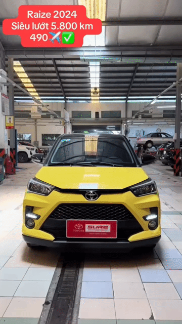 Toyota Raize 2024 Vàng đen 5.800 km. Mua bán Ô tô tại Quận Gò Vấp Tp Hồ Chí Minh được đăng bởi Hiền Toyota hình 1