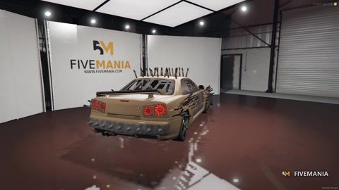 FIVEM Ant | Post-Apocalyptic Battle Car [Unbadged] Add-On | Spikes & Armor | Custom Front Plow | Roll Cage | Working Lights | Optimized | Fivem Ready | High Quality, video preview