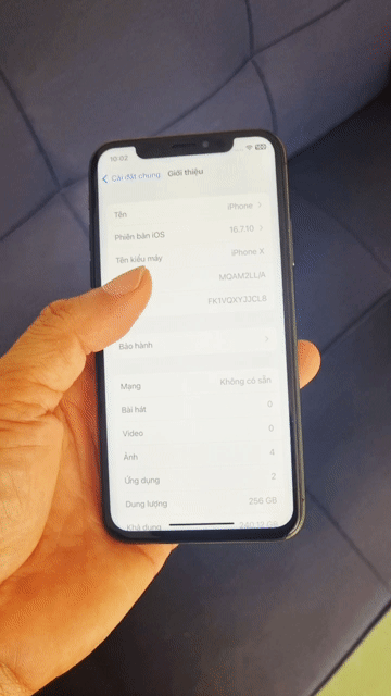 Điện thoại iPhone X 256GB full chức năng . Mua bán Điện thoại tại Huyện Ba Tri Bến Tre được đăng bởi Phan Hải BT hình 1