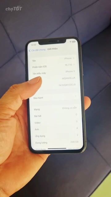 Điện thoại iPhone X 256GB full chức năng . Mua bán Điện thoại tại Huyện Ba Tri Bến Tre được đăng bởi Phan Hải BT hình 1
