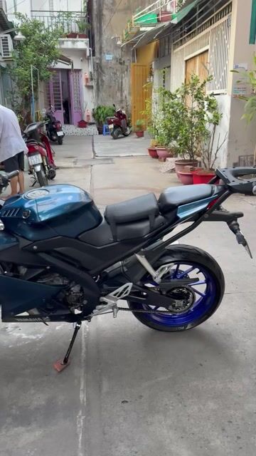Yamaha R15 V3 2021 Xanh đen BSTP đẹp Zin 99%. Mua bán Xe máy tại Quận Bình Tân Tp Hồ Chí Minh được đăng bởi Cửa Hàng Xe Máy Gia Kiệt hình 1