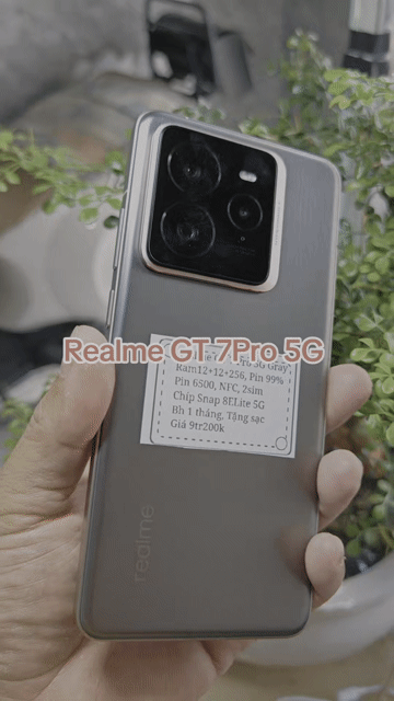 Realme GT7 Pro 5G Xám R12+256 Snap8Elit P6500 NFC. Mua bán Điện thoại tại Huyện Trảng Bàng Tây Ninh được đăng bởi Sun Mobile Shop Điện Thoại Trảng Bàng Tây Ninh 01 hình 1