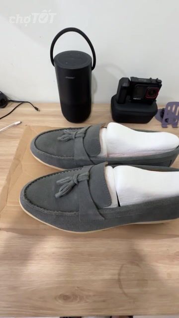 Giày lười nam Da lộn Ghi xám size 39. Mua bán Giày dép tại Quận Bình Thạnh Tp Hồ Chí Minh được đăng bởi Nguyễn Thiện Triêu Dương hình 1