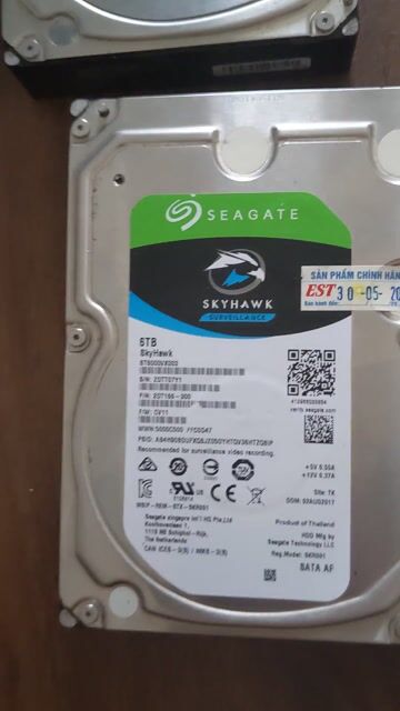 Ổ cứng HDD Seagate SkyHawk 6TB SATA AF. Mua bán Linh kiện (RAM, Card...) tại Quận 7 Tp Hồ Chí Minh được đăng bởi Tai Tran hình 1