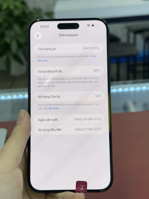 Apple iPhone 15 Pro Max 256GB 98%. Mua bán Điện thoại tại Thành phố Thủ Dầu Một Bình Dương được đăng bởi Phong Le hình 1
