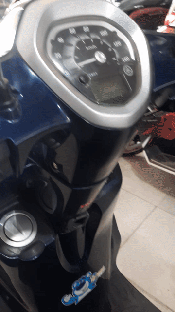 Yamaha Grande màu Xanh. Mua bán Xe máy tại Thành phố Dĩ An Bình Dương được đăng bởi Cửa hàng xe máy Anh Khoa  hình 1