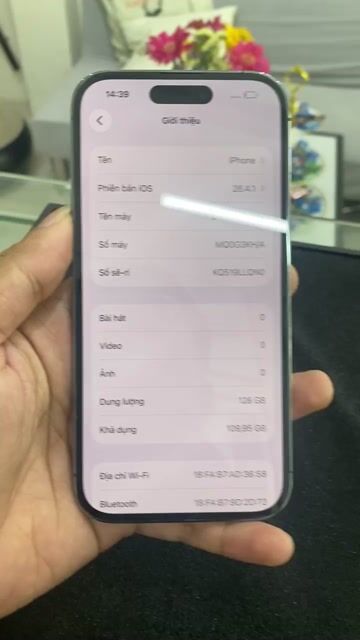 iPhone 14 Pro 128GB Tím. Mua bán Điện thoại tại Thành phố Tuy Hòa Phú Yên được đăng bởi Tuân Phạm hình 1