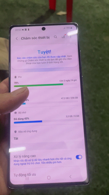 Samsung Note 20 256GB Xám 8GB Like New. Mua bán Điện thoại tại Quận Phú Nhuận Tp Hồ Chí Minh được đăng bởi Nhất Duy Mobile hình 1