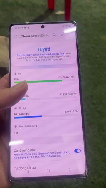 Samsung Note 20 256GB Xám 8GB Like New. Mua bán Điện thoại tại Quận Phú Nhuận Tp Hồ Chí Minh được đăng bởi Nhất Duy Mobile hình 1