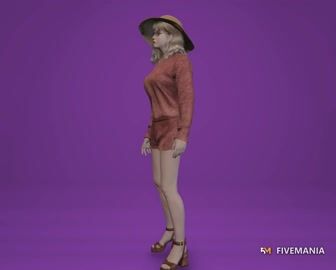 Yuna | Female Ped | Multiple Outfits | Optimized & Fivem Ready [Add-On] — video preview
