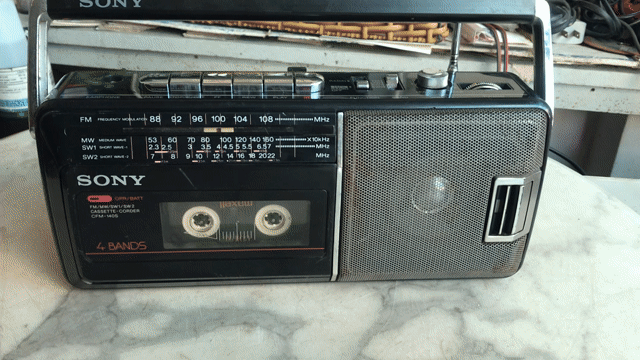 Đài cassette Sony CFM-140S Đen. Mua bán Tivi, Âm thanh tại Thành phố Thủ Đức Tp Hồ Chí Minh được đăng bởi Xuân Bằng hình 1