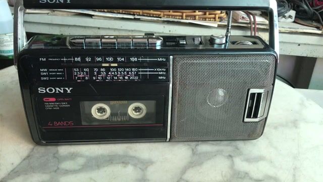 Đài cassette Sony CFM-140S Đen. Mua bán Tivi, Âm thanh tại Thành phố Thủ Đức Tp Hồ Chí Minh được đăng bởi Xuân Bằng hình 1