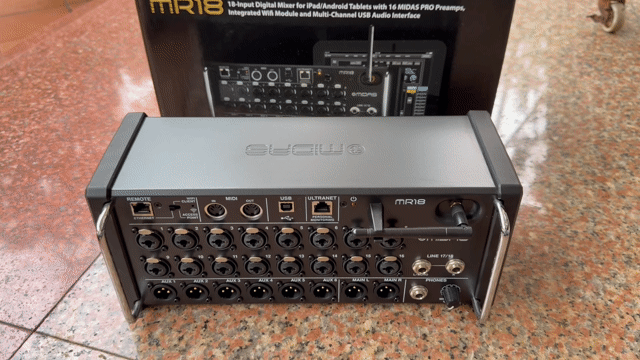 Mixer Midas MR18 như mới, fullbox, còn bảo hành. Mua bán Tivi, Âm thanh tại Quận Ngũ Hành Sơn Đà Nẵng được đăng bởi Phan Quí Trà hình 1
