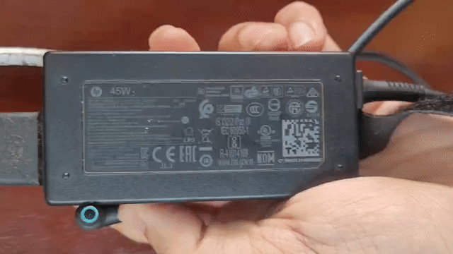 Sạc Laptop HP 45w, chân kim nhỏ, màu xanh. Mua bán Phụ kiện (Màn hình, Chuột...) tại Quận Gò Vấp Tp Hồ Chí Minh được đăng bởi Nguyễn Tài hình 1