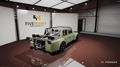 FIVEM Defdr | Modified Utility Truck [Unbadged] Add-On | Widebody Kit | Roll Cage | Custom Wheels | Tuning Parts | Optimized | Fivem Ready | High Quality — video preview