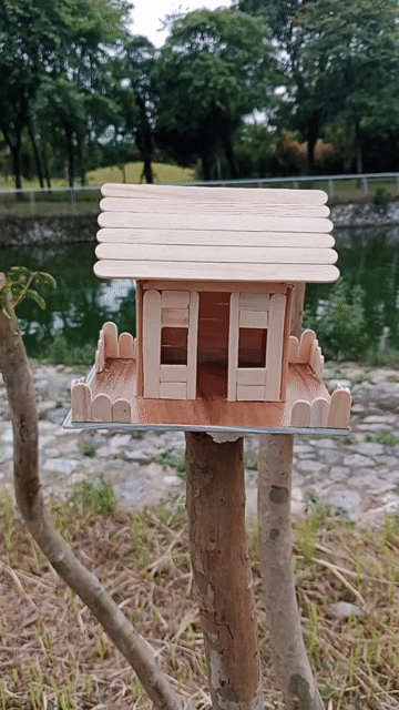 Mô hình nhà gỗ mini- Wooden model house. Mua bán Cây cảnh, đồ trang trí tại Quận Hà Đông Hà Nội được đăng bởi Luke shaw hình 1