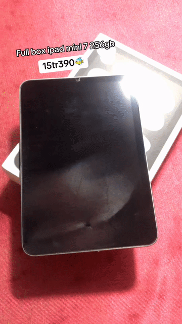 iPad Mini 7 Xám 256GB full box . Mua bán Máy tính bảng tại Huyện Bình Chánh Tp Hồ Chí Minh được đăng bởi Lê Minh Thiện hình 1