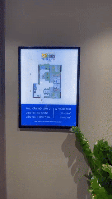 Mua bán Căn hộ Chung cư Bcons Center City Thành phố Dĩ An Bình Dương diện tích 58 m² giá 3,687 tỷ