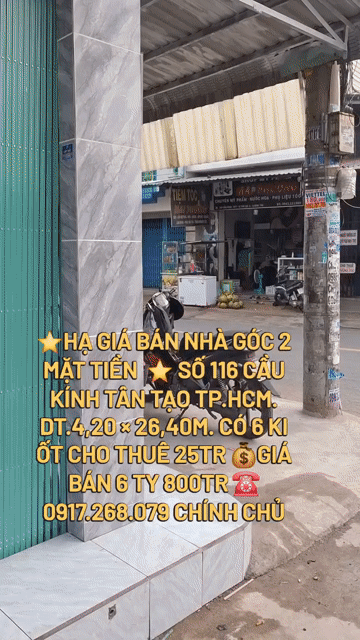 Mua bán Nhà ở Quận Bình Tân Tp Hồ Chí Minh diện tích 110 m² giá 6,8 tỷ