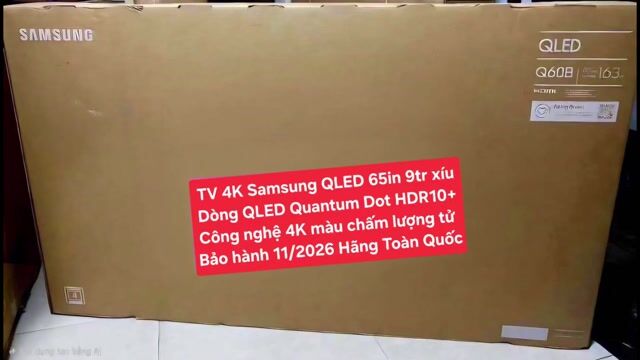 TV QLED Samsung 65Q60B 65in Dòng QLED BH 11/2026. Mua bán Tivi, Âm thanh tại Quận 8 Tp Hồ Chí Minh được đăng bởi Nguyen nguyen hình 1