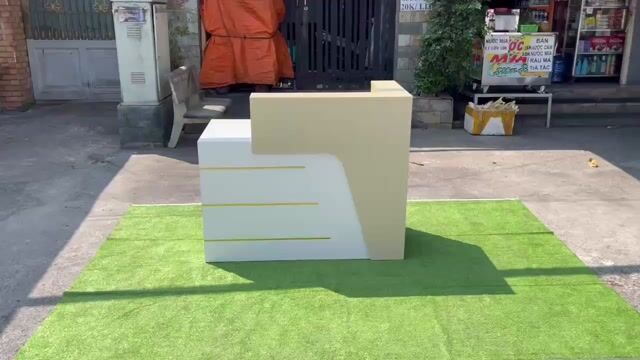 Quầy thu ngân # quầy lễ tân # quầy tính tiền. Mua bán Đồ dùng văn phòng tại Quận Phú Nhuận Tp Hồ Chí Minh được đăng bởi KDHD hình 1