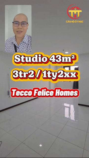 Cho thuê Căn hộ Chung cư Thành phố Thuận An Bình Dương diện tích 43 m² giá 3,2 triệu/tháng