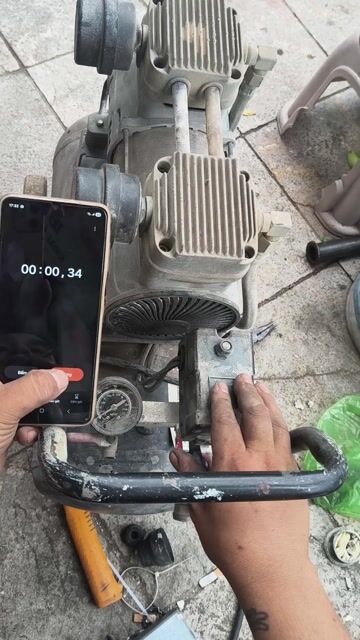 Máy nén khí Huspanda HKN-1450 Đã sử dụng. Mua bán Đồ chuyên dụng, Giống nuôi trồng tại Quận Long Biên Hà Nội được đăng bởi ĐiệnMáyQuangHà hình 1