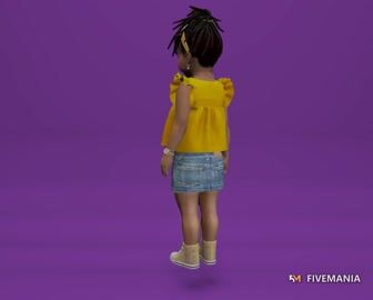 Iris | Female Ped | Multiple Outfits | Optimized & Fivem Ready [Add-On] — video preview