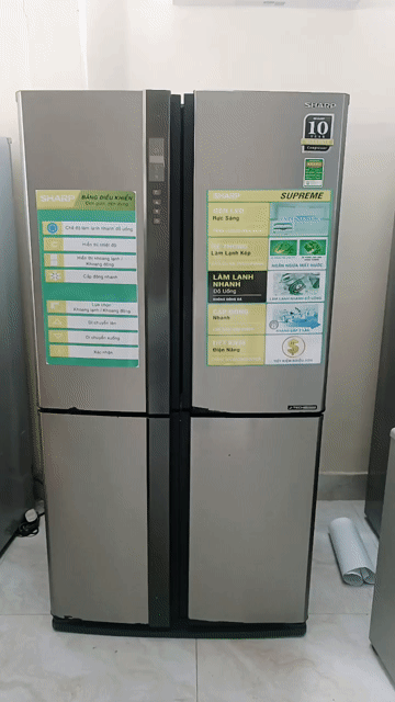 Tủ lạnh Sharp Inverter 600 lít Xám. Mua bán Tủ lạnh tại Quận Bình Thạnh Tp Hồ Chí Minh được đăng bởi Nguyễn Duy Quang hình 1